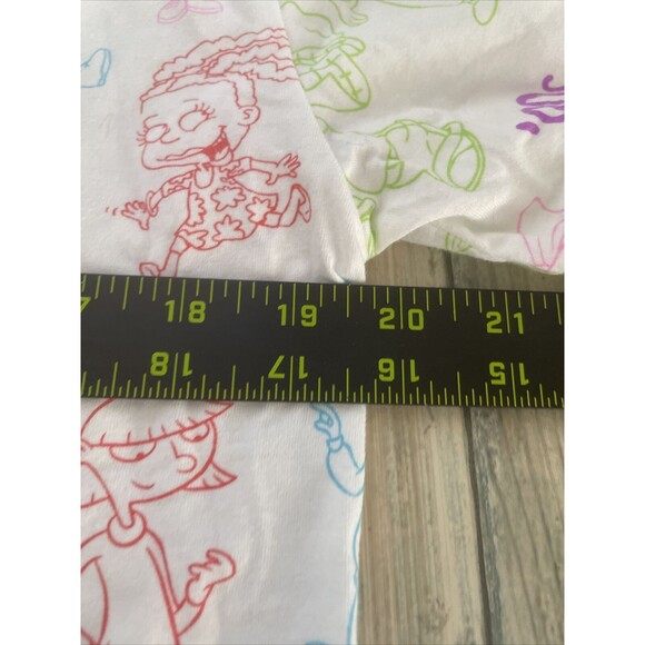 Nickelodeon Junior Womens Cropped T Shirt Large Cartoon Retro 90s - Picture 9 of 10